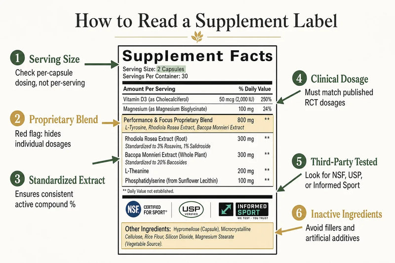Guide to choosing the best supplements for menopause brain fog: evidence-ranked for 2025